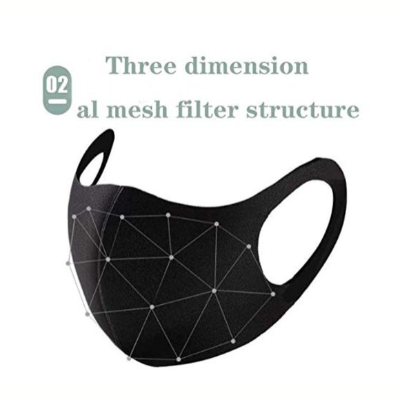Accessories - 4pc. Discrete Reusable Face Mask